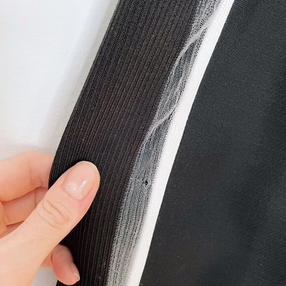 fendi mesh side stripe wool-silk wide leg trouser - Picture 10 of 12